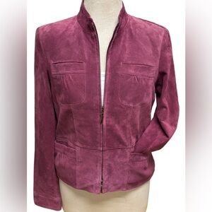 NWT - Casual Corner Woman’s Suede/Leather Jacket